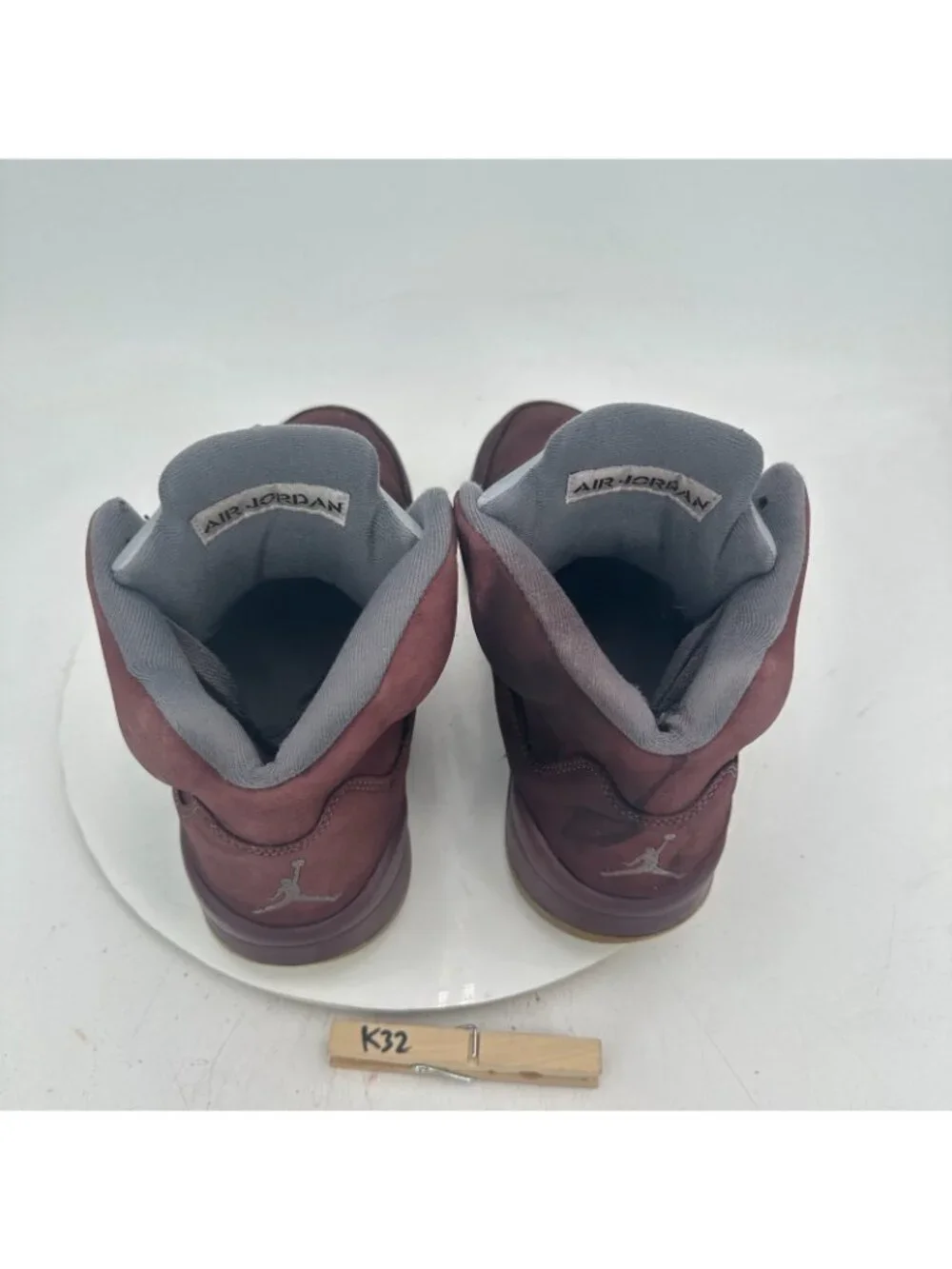 Nike Air Jordan 5 Retro Men Size 9.5 DZ4131-600 Deep Burgundy High Top Shoes
